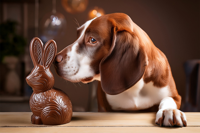 Pâques, recrudescence d'intoxications au chocolat chez le chien