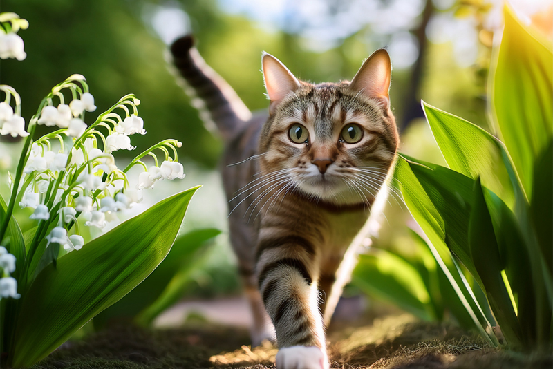 1er mai : Le muguet est toxique chez le chat !